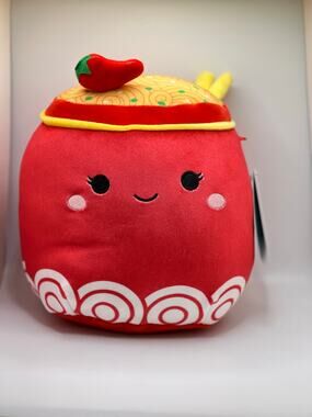 Squishmallow Odion 8" the Hot spicy Ramen Noodles NWT 2023